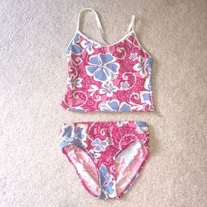 L.L. Bean Girls Tankini Swimsuit